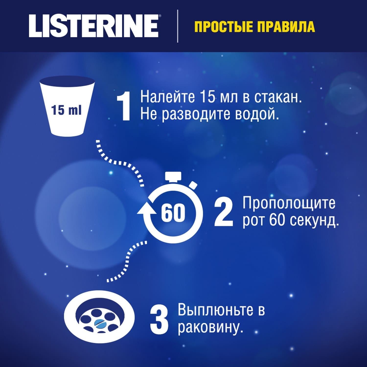 Ополаскиватель для полости рта LISTERINE Expert Ночное Восстановление 400мл - фото 7