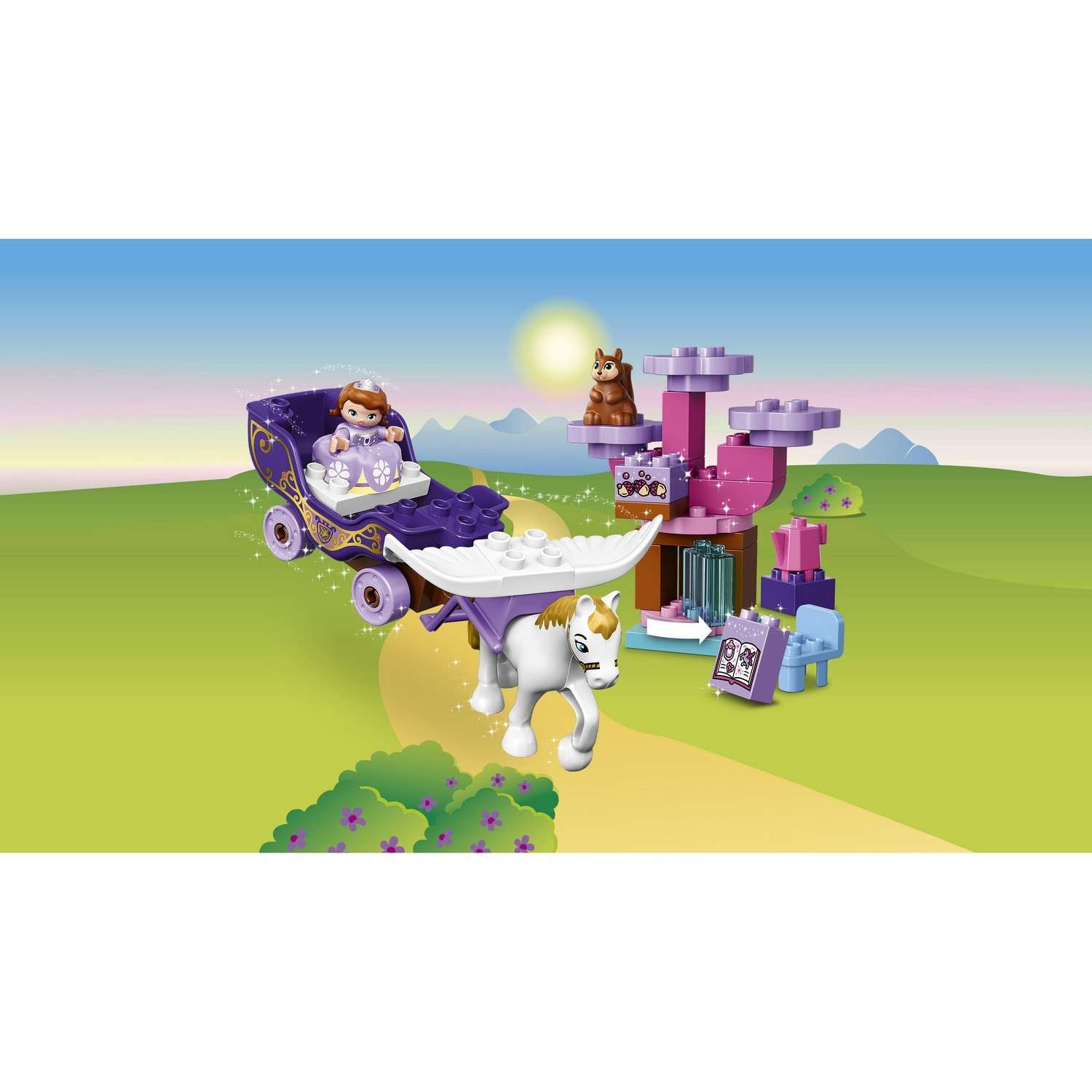 Конструктор LEGO DUPLO Sofia the Firs Волшебная карета Софии Прекрасной (10822) - фото 4
