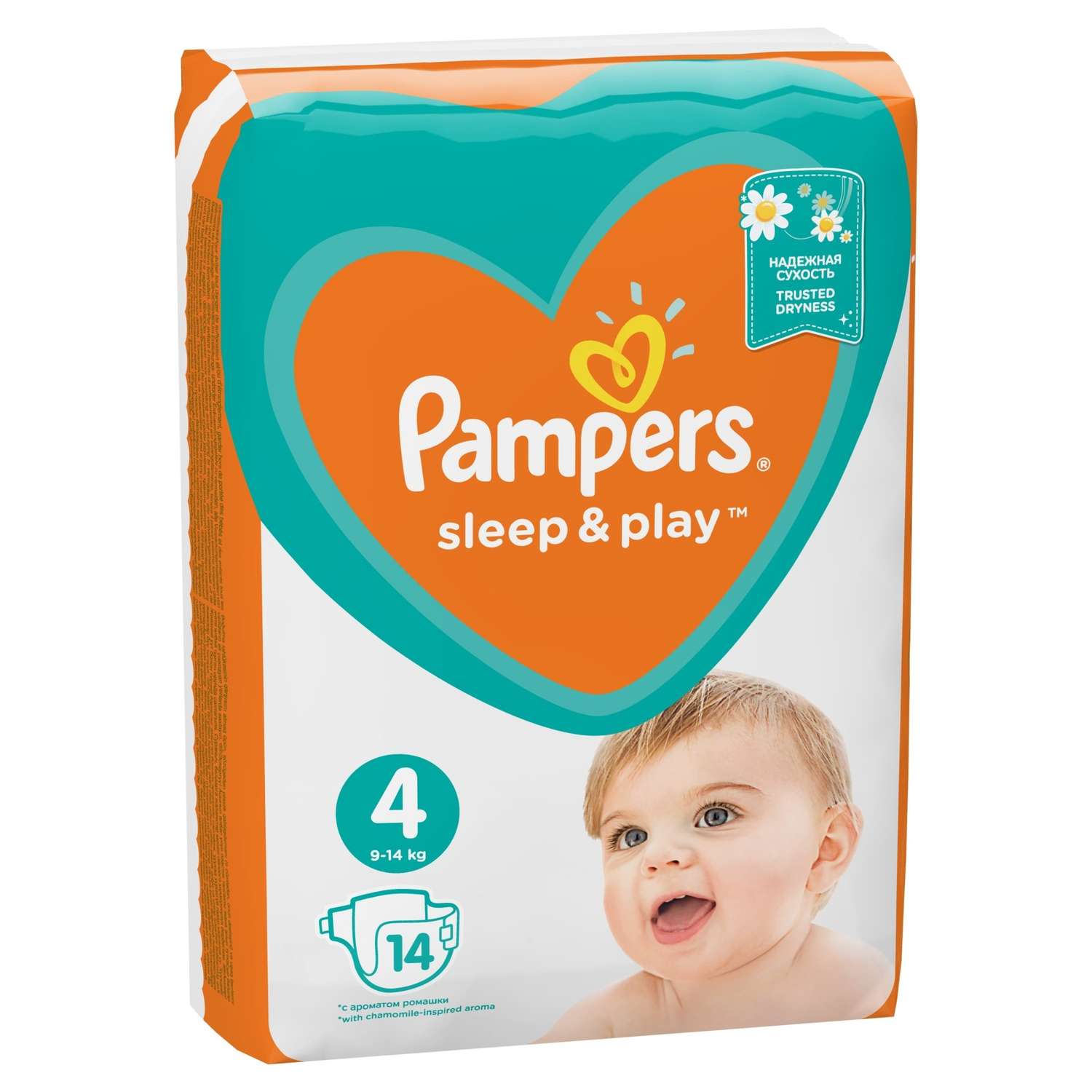 Подгузники Pampers Sleep and Play 4 9-14кг 14шт - фото 3