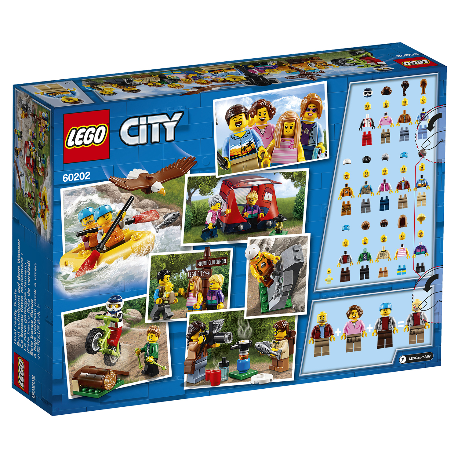 Конструктор LEGO City Town Любители активного отдыха 60202 купить по цене  2999 ₽ в интернет-магазине Детский мир