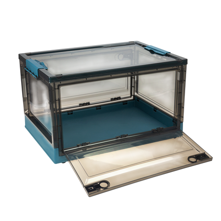 Ящик для хранения вещей Solmax с крышкой на колесиках 51х36х30 см