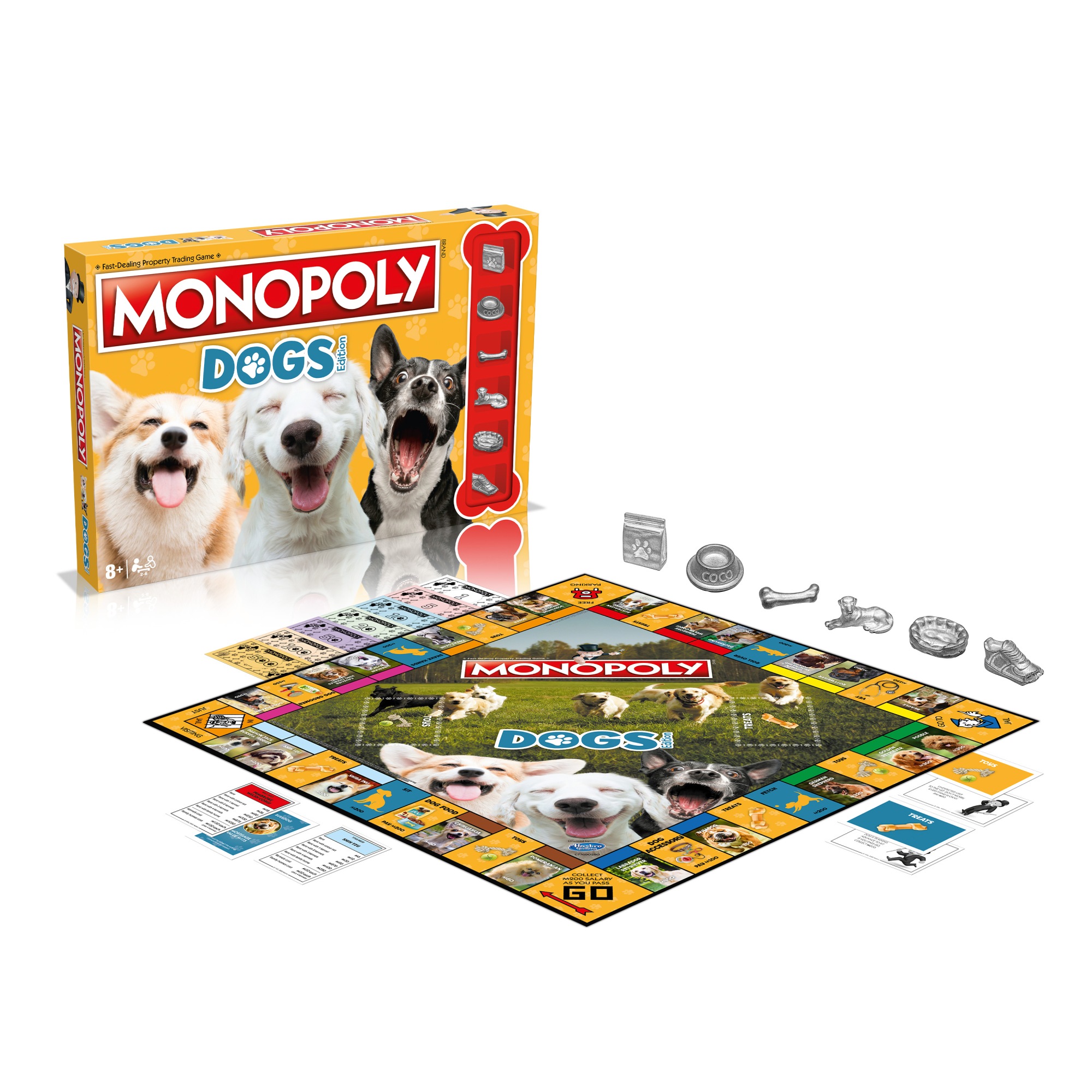 Настольная игра Winning Moves Монополия Dogs на английском языке - фото 3