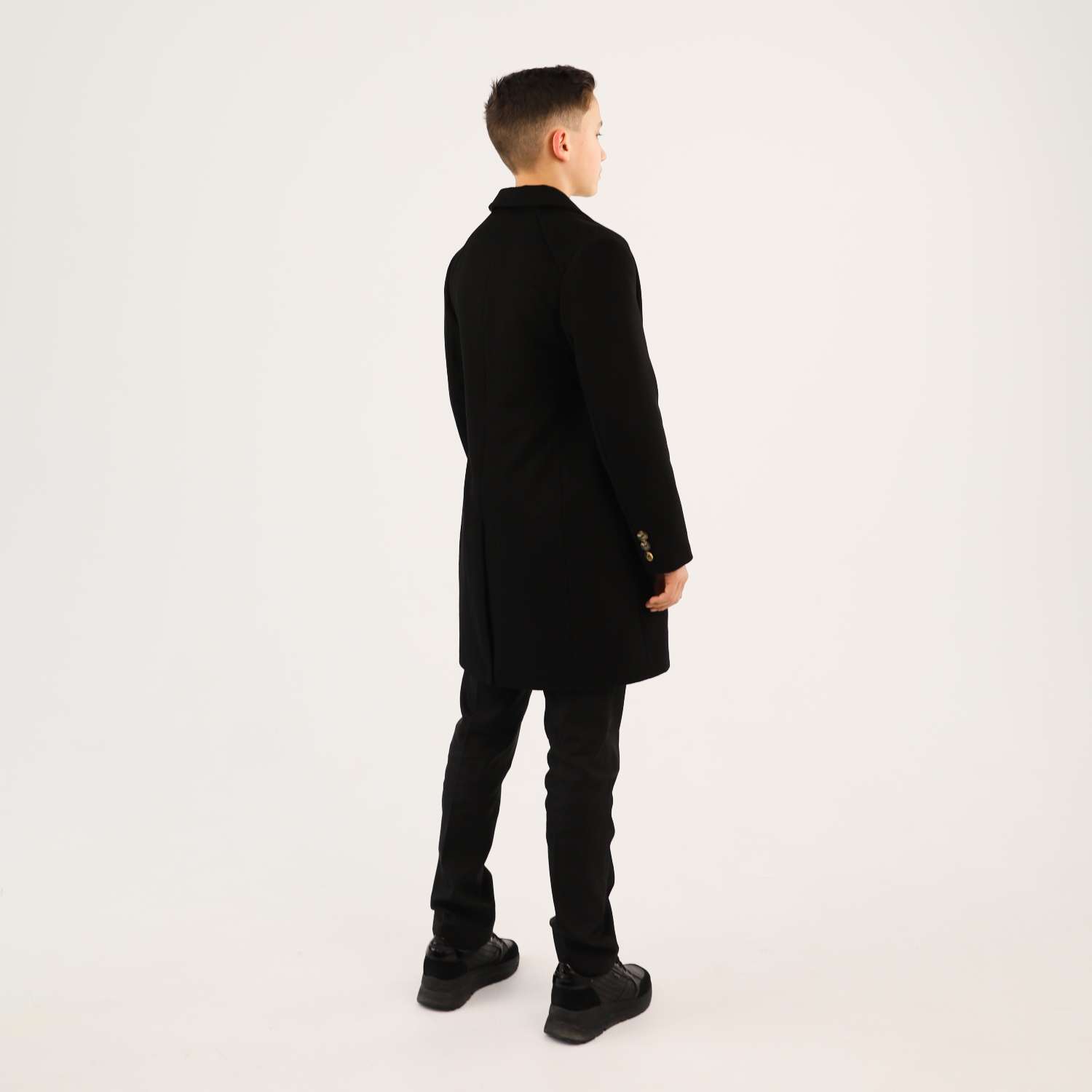 Пальто Smiths brand Ff_черный - фото 2