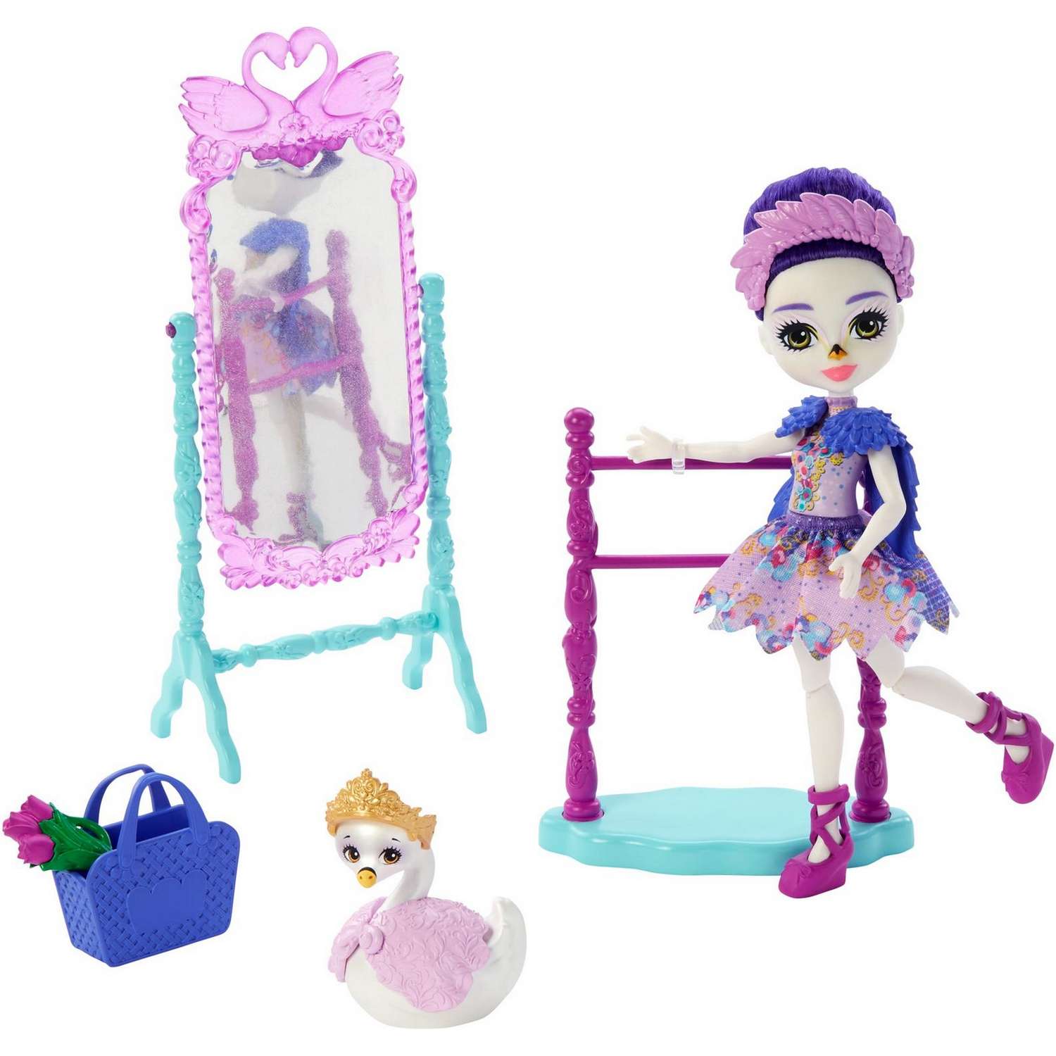 Набор игровой Enchantimals кукла+питомец с аксессуарами Балетная студия GYJ06 GJX35 - фото 2