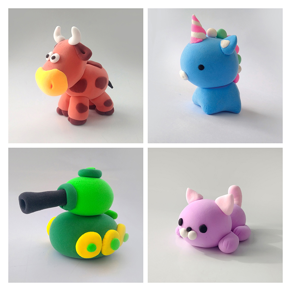 Фигурки из мягкого пластилина