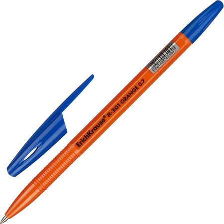 Ручка шариковая ErichKrause R-301 Orange Stick 0.7 цвет чернил синий 15 штук