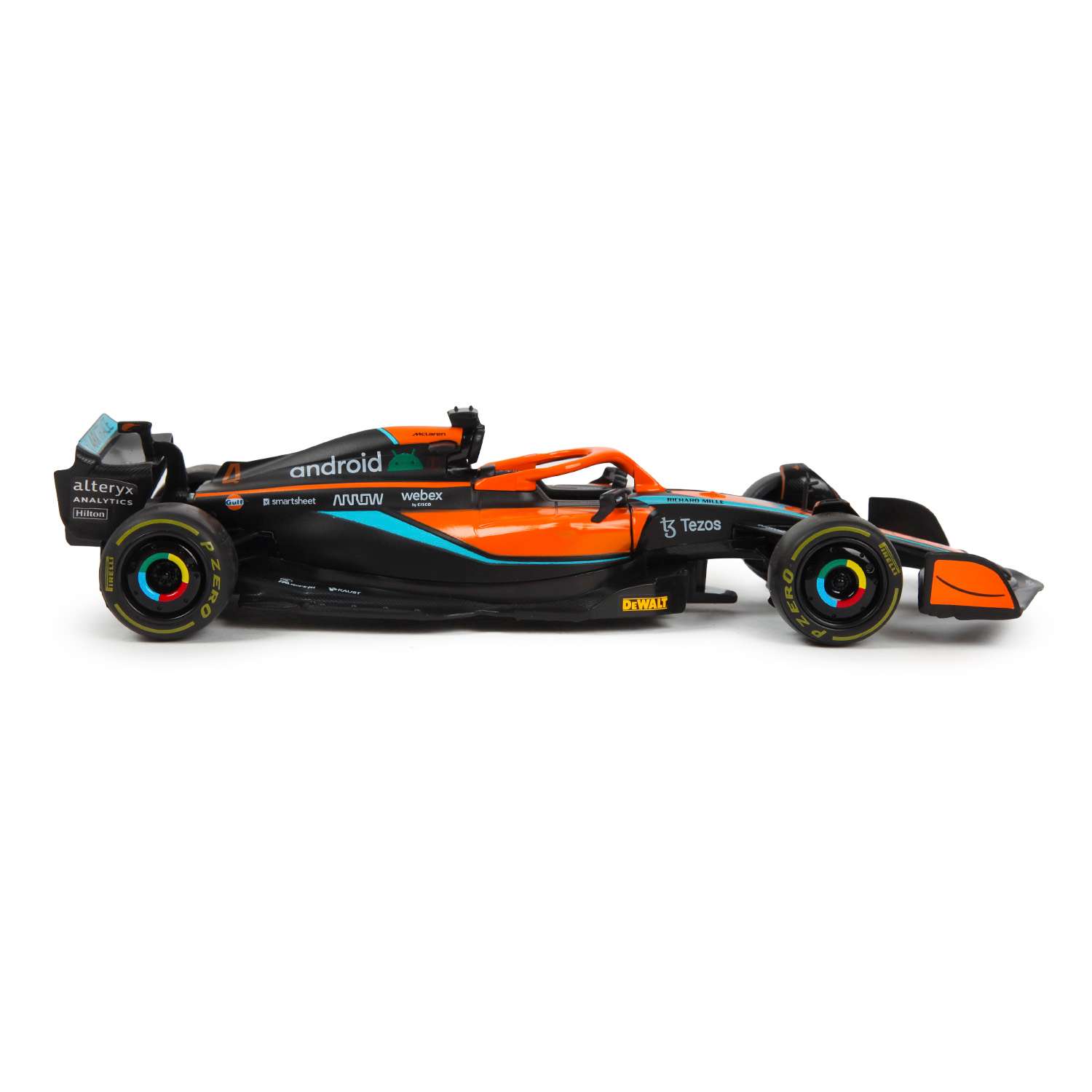 Автомобиль Rastar McLaren 1:24 оранжевый 56800 - фото 4