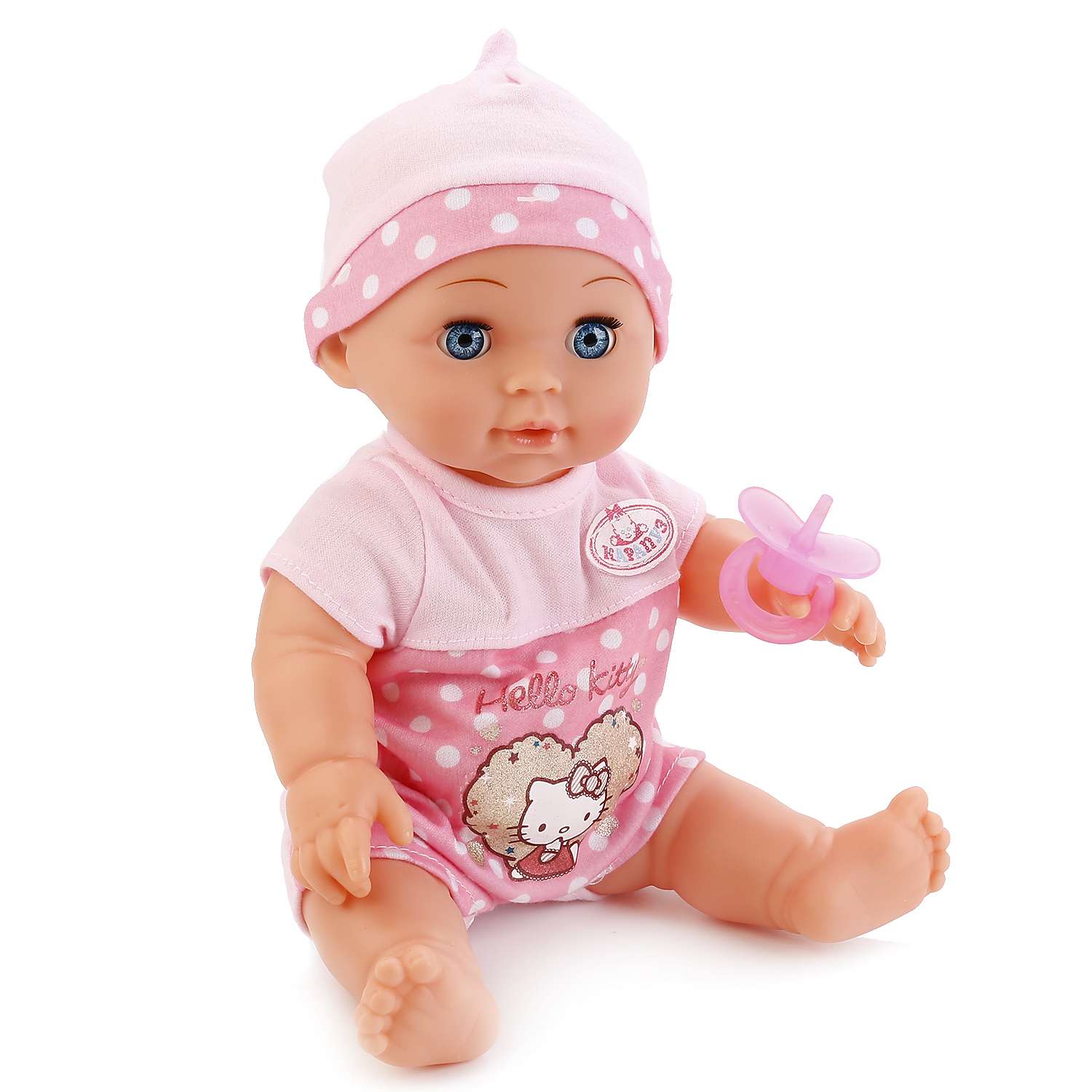 Кукла Карапуз интерактивная в бледно-розовом костюмчике 230220 - фото 3