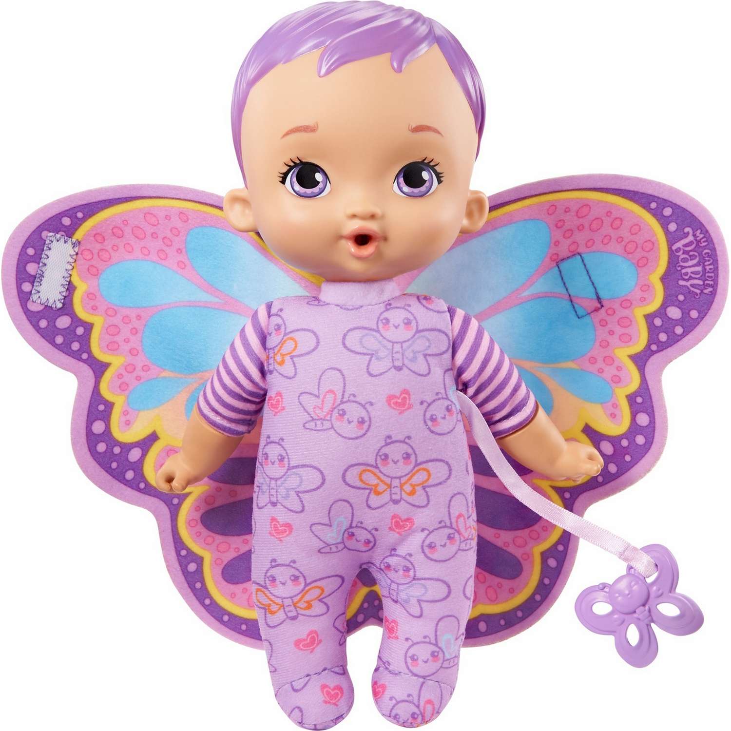 Кукла My Garden Baby Моя первая малышка-бабочка Фиолетовая HBH39 HBH39 - фото 1