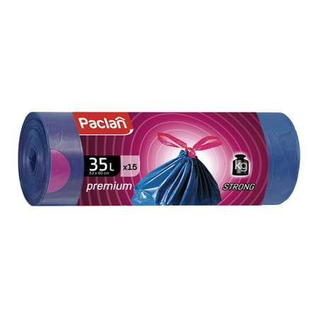 Мешки для мусора Paclan Premium 35л 15шт