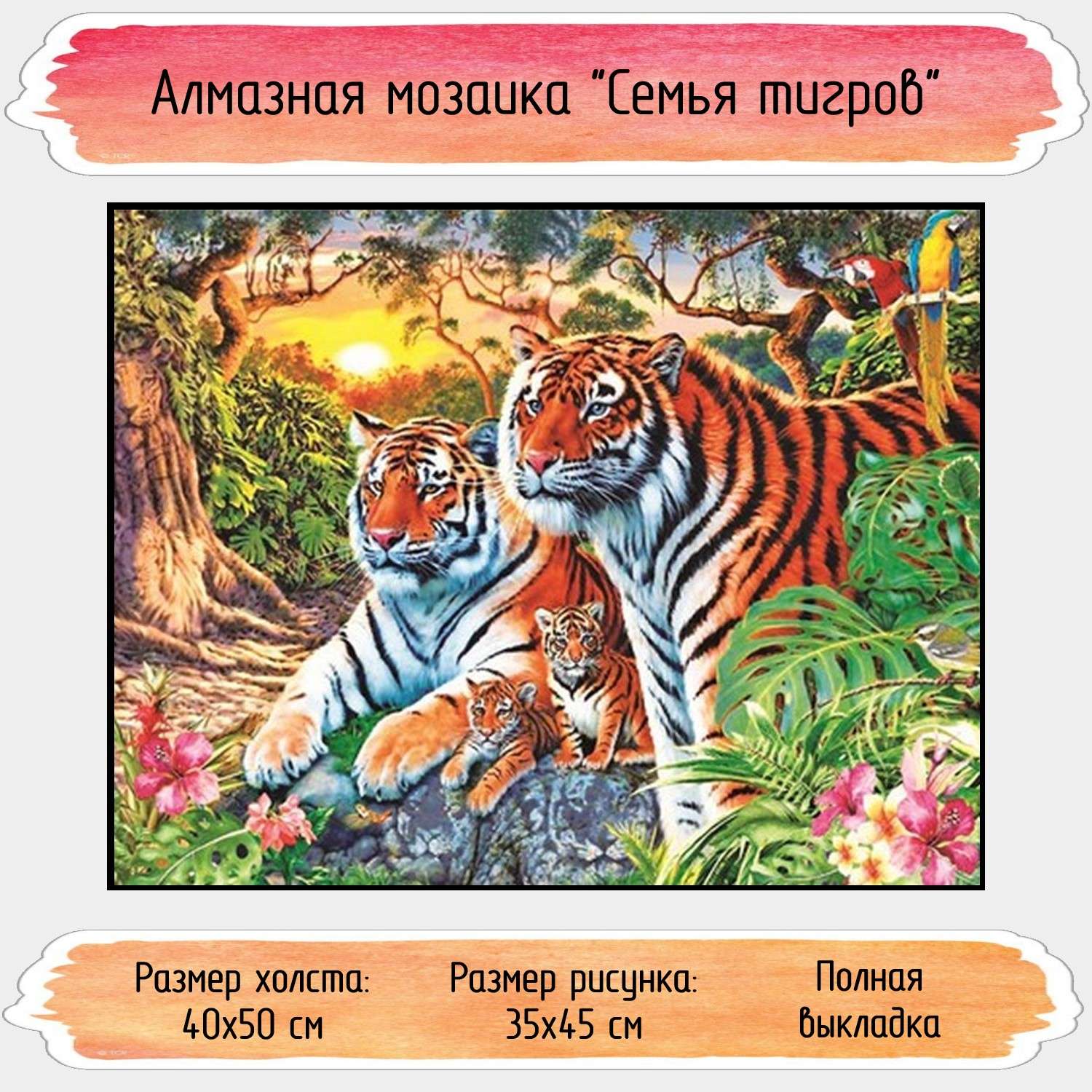 Семья тигров картинки
