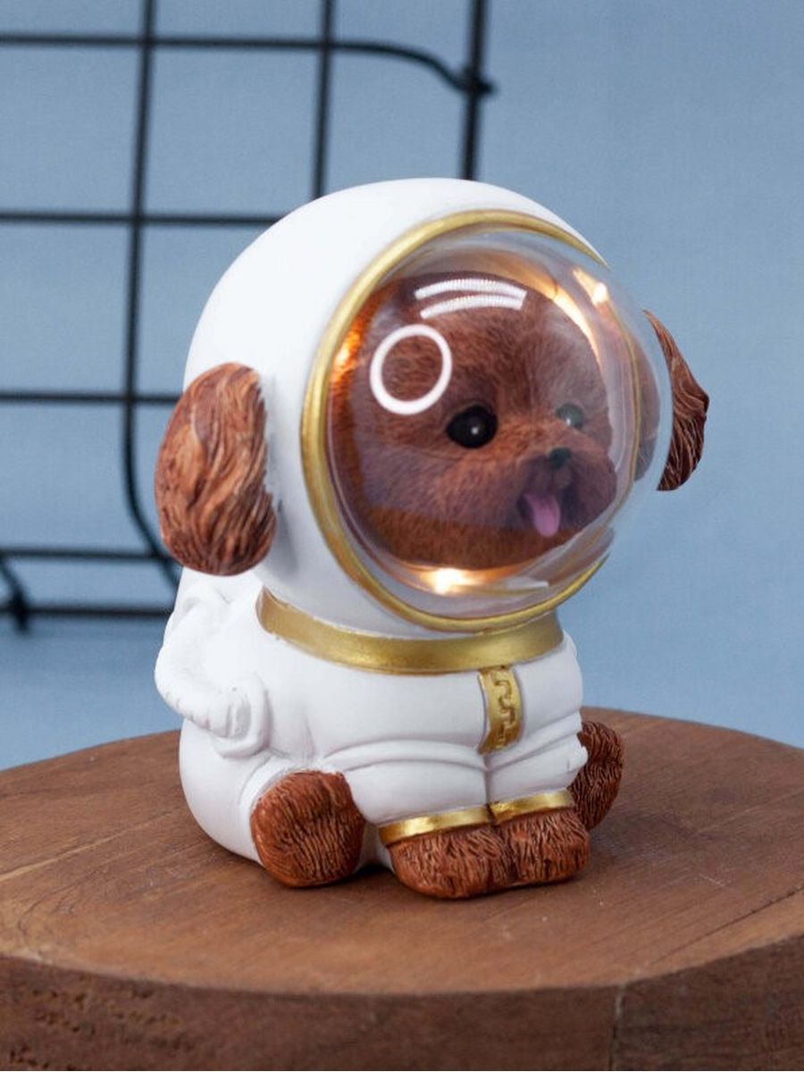 Ночник iLikeGift Dog space suit brown - фото 1