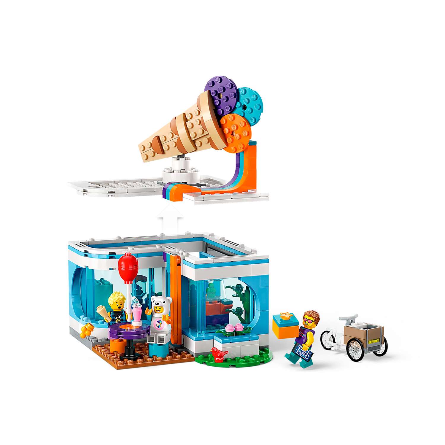 Конструктор детский LEGO City Магазин мороженого 60363 - фото 5