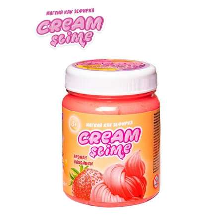 Слайм Slime Крем-клубника 250 г