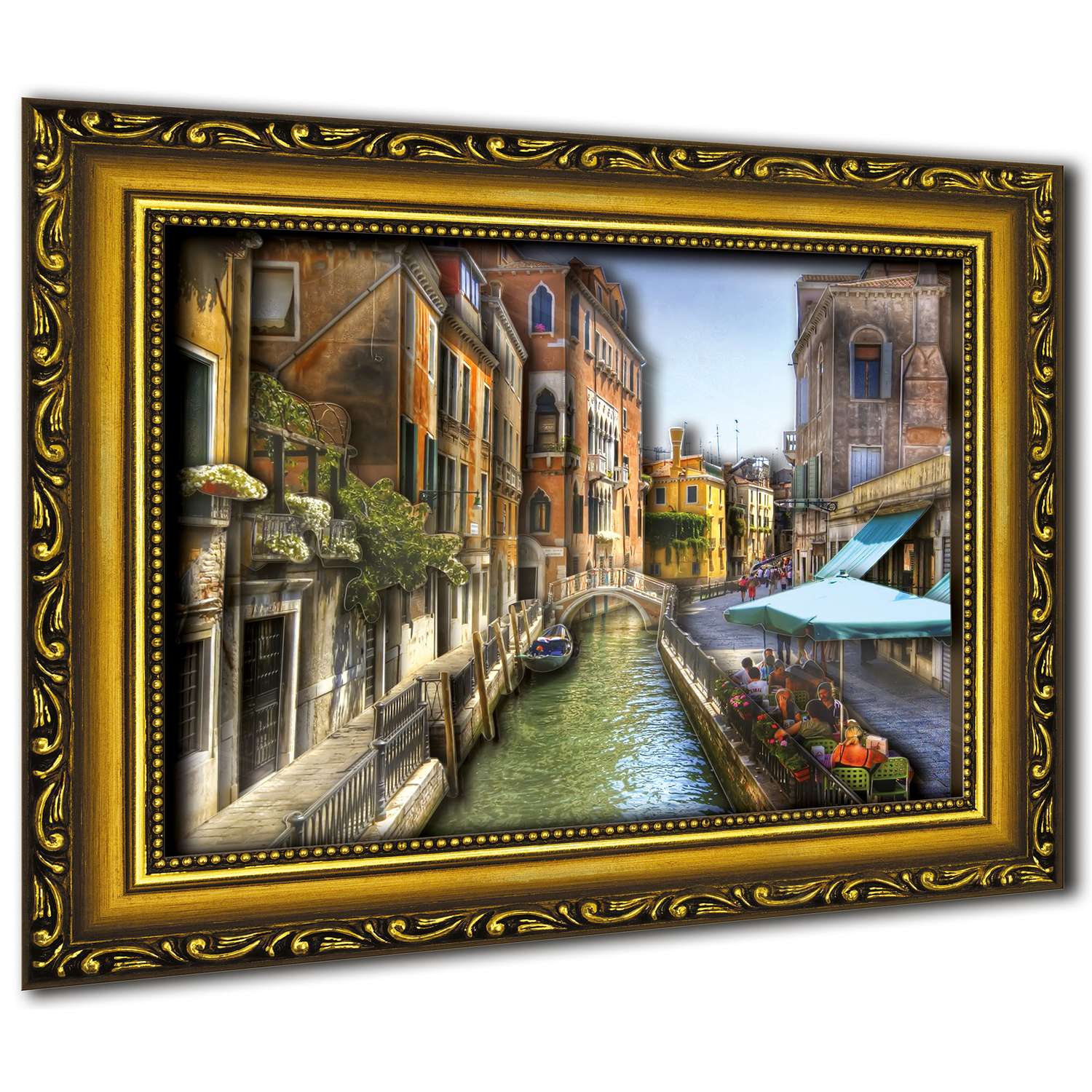 Набор для творчества VIZZLE Объемная картина Standart Венецианский канал - фото 1