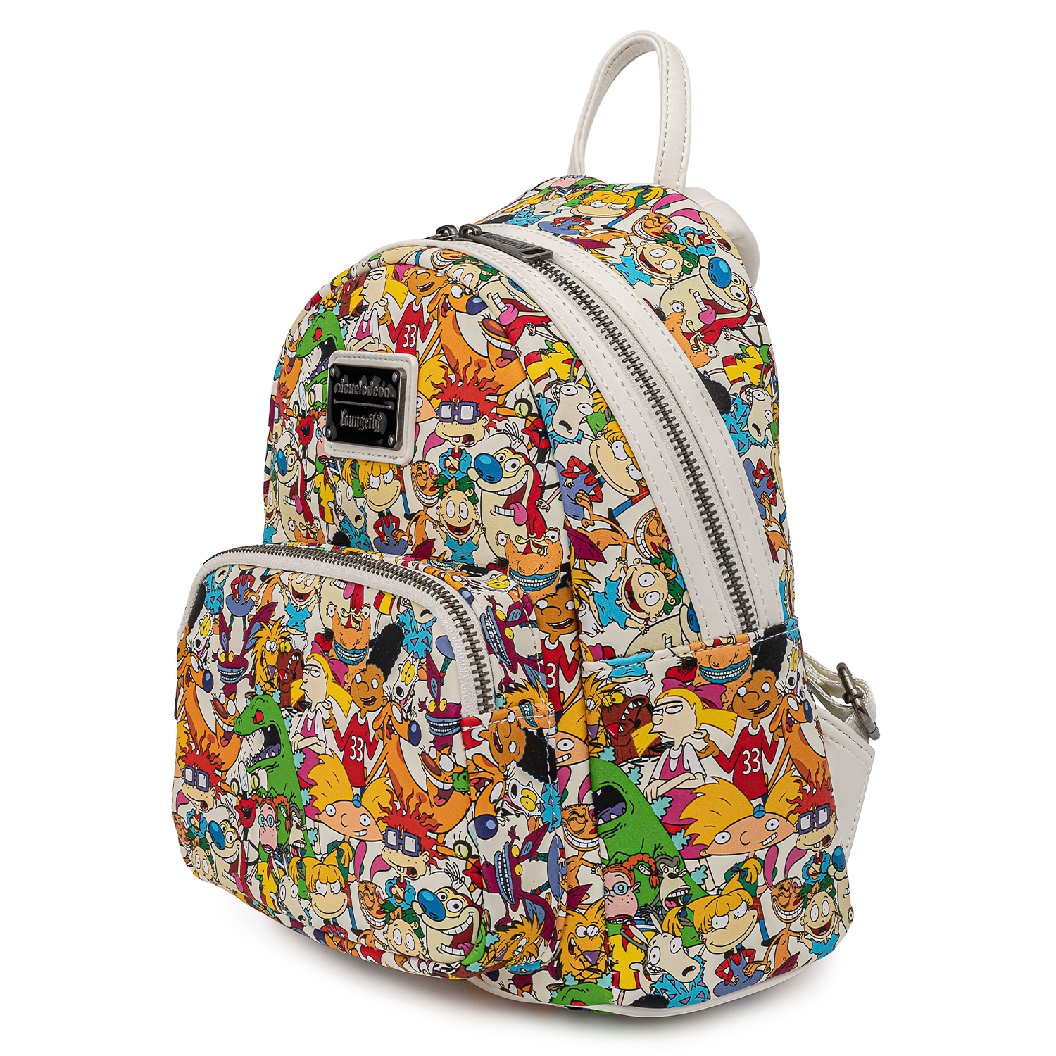 Рюкзак Funko Loungefly Nickelodeon Nick Rewind Gang AOP Mini Backpack NICBK0023 - фото 3