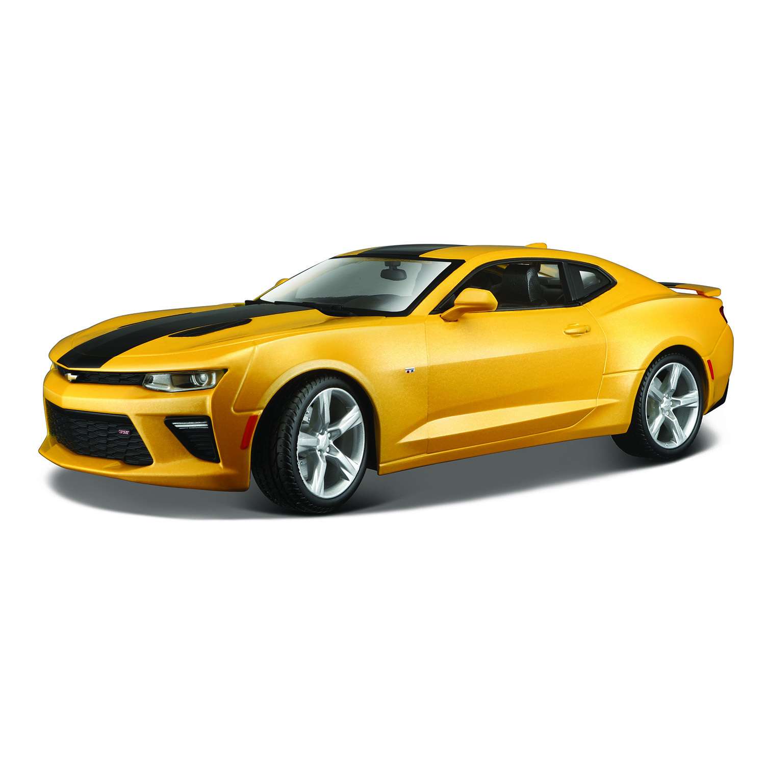 Машина MAISTO 1:18 Chevrolet Camaro Ss Желтый 31689 31689 - фото 1