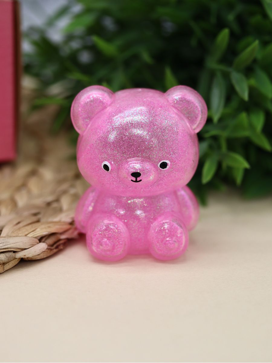 Мялка-антистресс iLikeGift Bear pink - фото 3