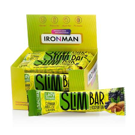 Продукт пищевой Lady Fitness L-карнитин Slim Bar изюм 15*35г