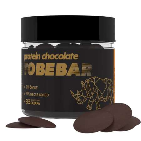 Протеиновый шоколад Иван-поле TOBEBAR молочный с арахисом в дропсах без сахара 150 г