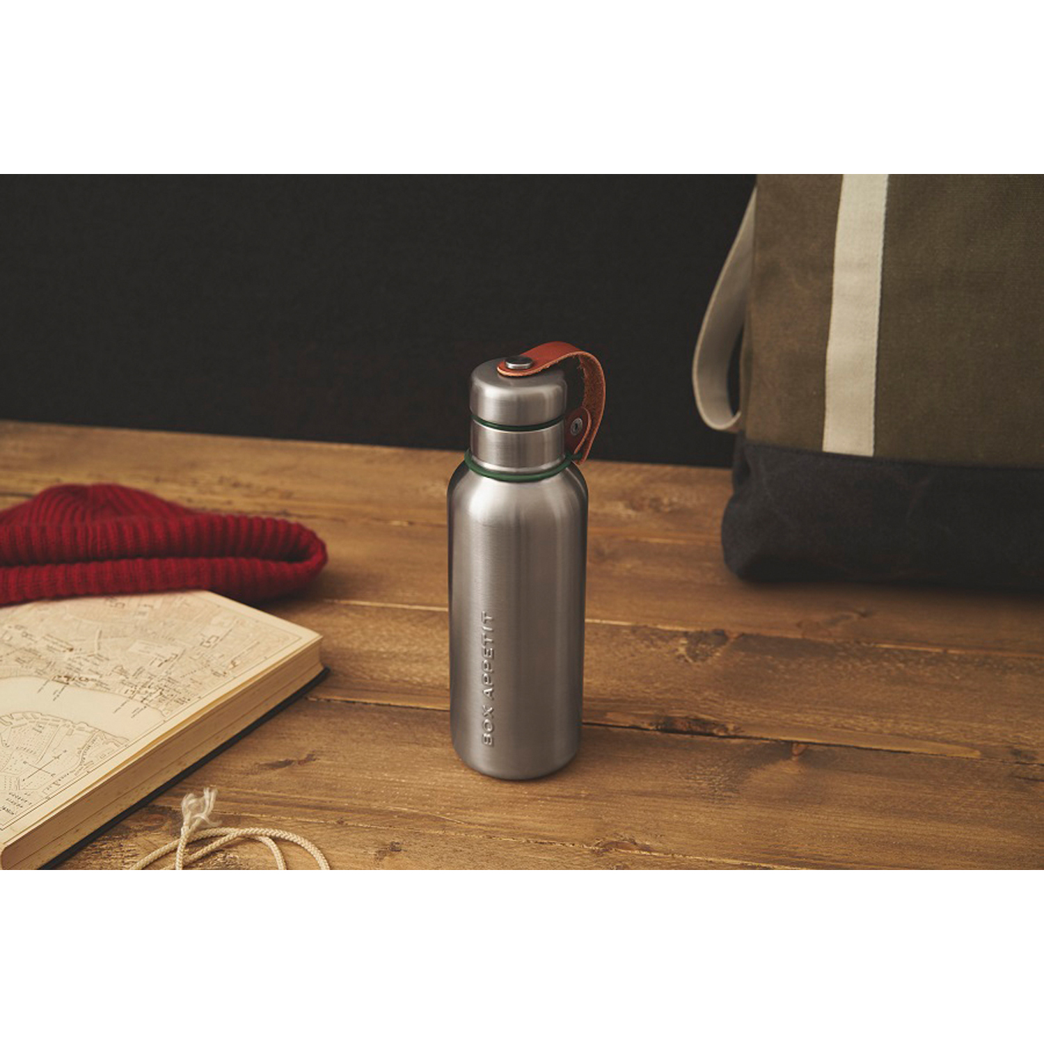 Фляга Black+Blum Water Bottle оливковая - фото 3