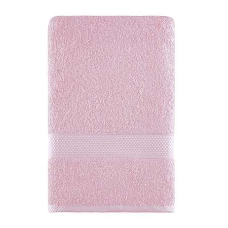 Полотенце для ванной Arya Home Collection однотонное 100х150 см Miranda Soft пудра