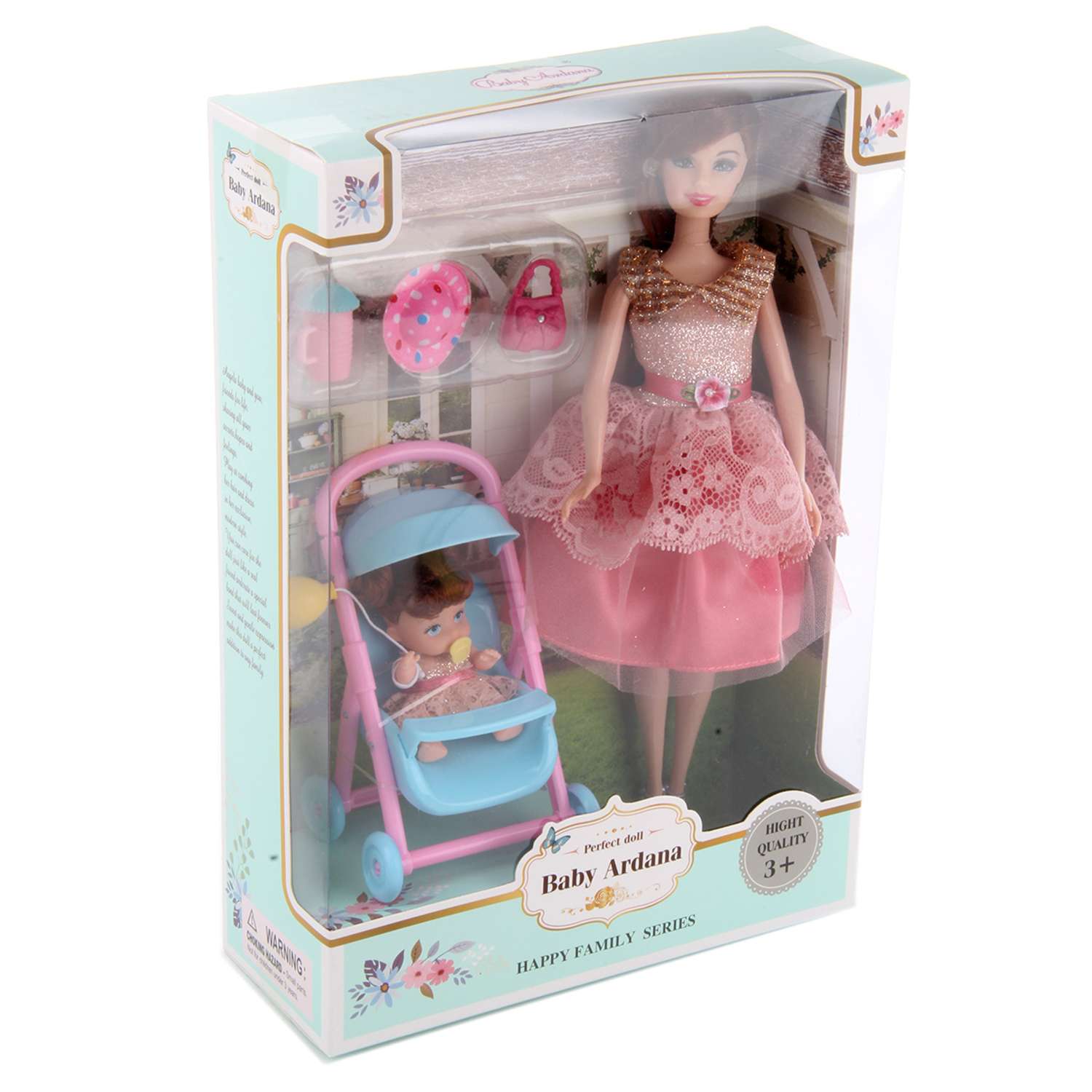 Кукла модель Барби Veld Co с пупсом 117890 - фото 4