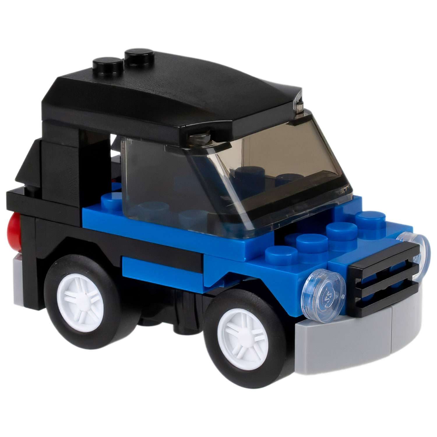 Конструктор 1TOY Blockformers Городские службы Автомобиль синий - фото 1