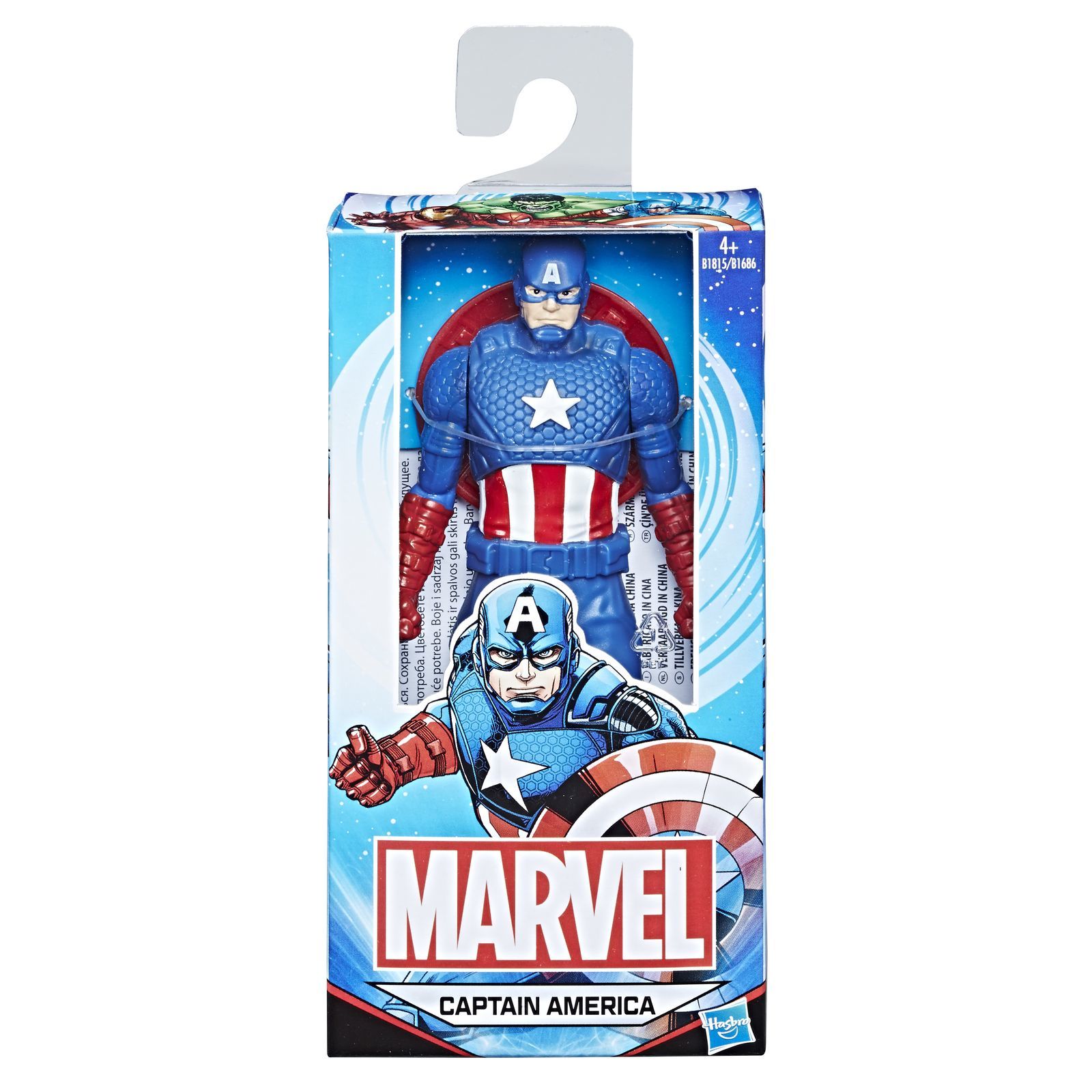 Фигурка Hasbro (Marvel) Капитан Америка B1815EU4 купить по цене 99 ₽ в  интернет-магазине Детский мир