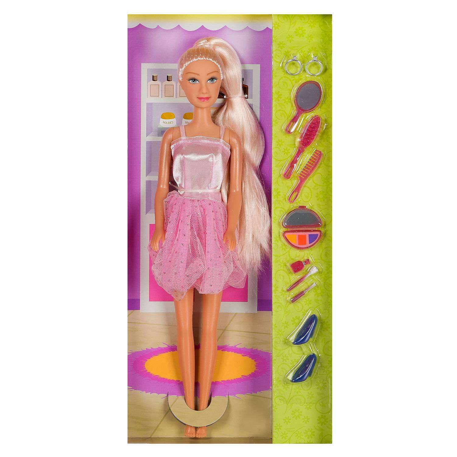 Кукла Lucy Junfa В салоне красоты в розовом платье 29 см 8066d/розовое - фото 3