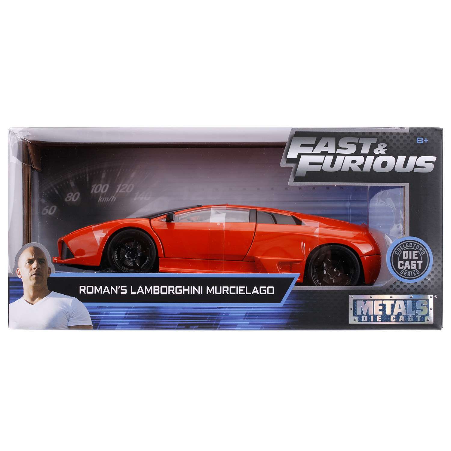 Машина Jada Fast and Furious 1:24 Lamborghini Murcielago LP640 Оранжевая 30765 30765 - фото 2