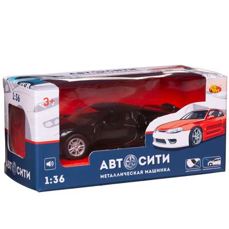 Автомобиль Abtoys АвтоСити 1:36 инерционный черный