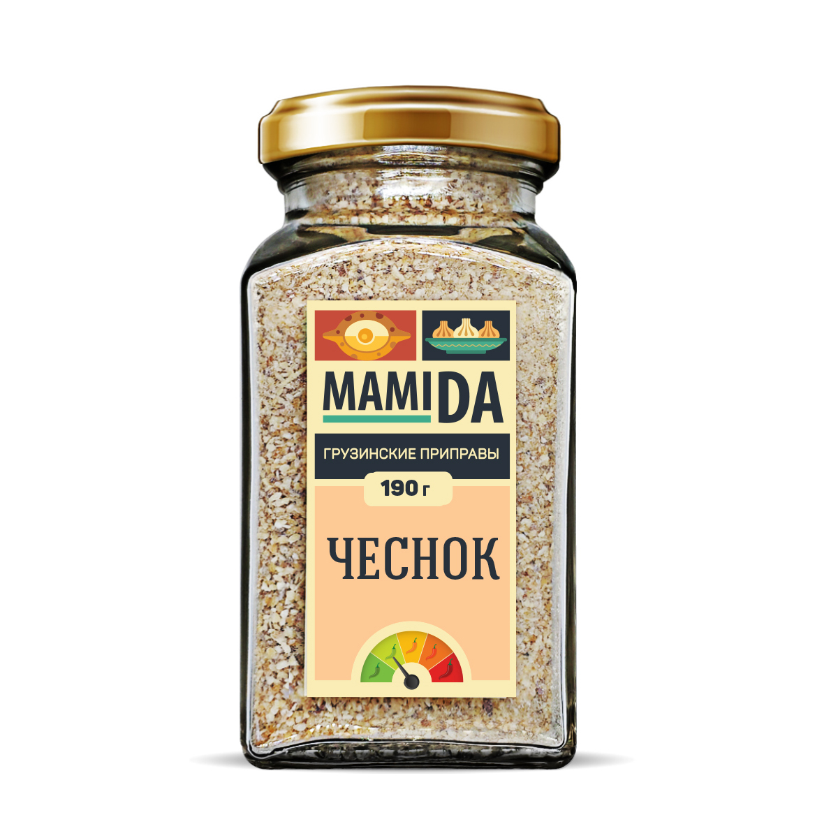 Специя MamiDA Чеснок сушёный молотый 190г - фото 1