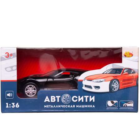 Автомобиль Abtoys АвтоСити 1:36 черный