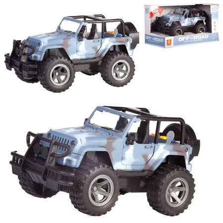 Внедорожник Junfa Jeep 1:16 инерционный голубой