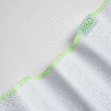 Клеенка-пеленка многоразовая Mrs.Stretch Mr.Jersy непромокаемая цвет белый-ярко-зеленый 60х80 см