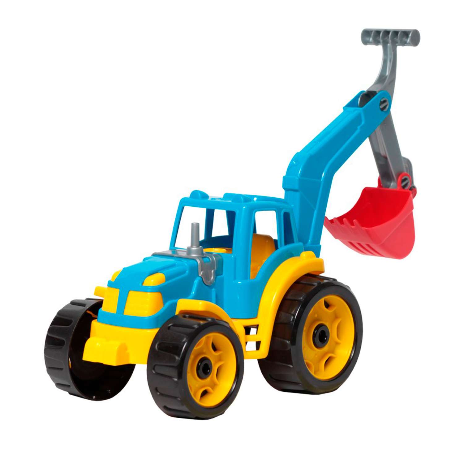 Трактор Технок Синий с ковшом Т3435-синий - фото 1