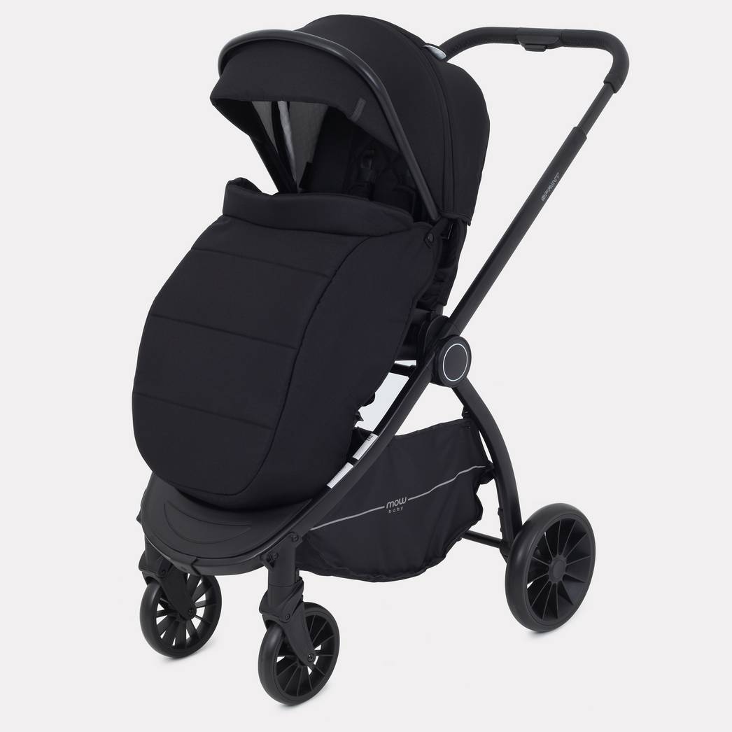 Коляска детская универсальная MOWbaby MOWBaby 2-в-1 SPRINT MB321 Black - фото 5