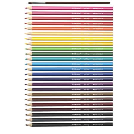 Акварельные карандаши Artberry 24 цвета с кисточкой