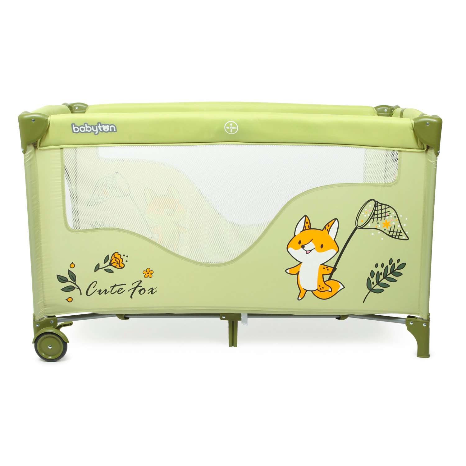 Манеж Babyton Play box Green P612 - фото 3