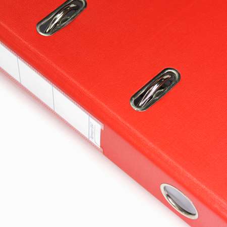 Папка-регистратор Консул ПВХ 50 мм металлический уголок кармашек со сменной этикеткой Цвет корешка красный