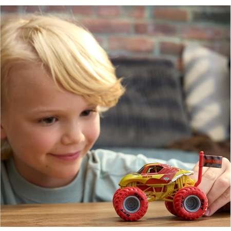 Монстр-трак Monster Jam Marvel Iron Man 1:64 красный