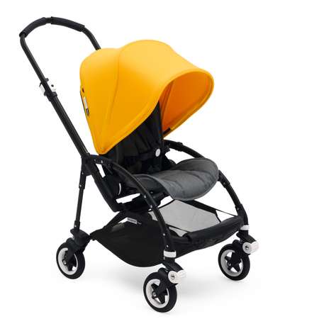 Коляска прогулочная Bugaboo Bee5 Complete Black/Grey Melange/Sunrise Yellow 590300GS01