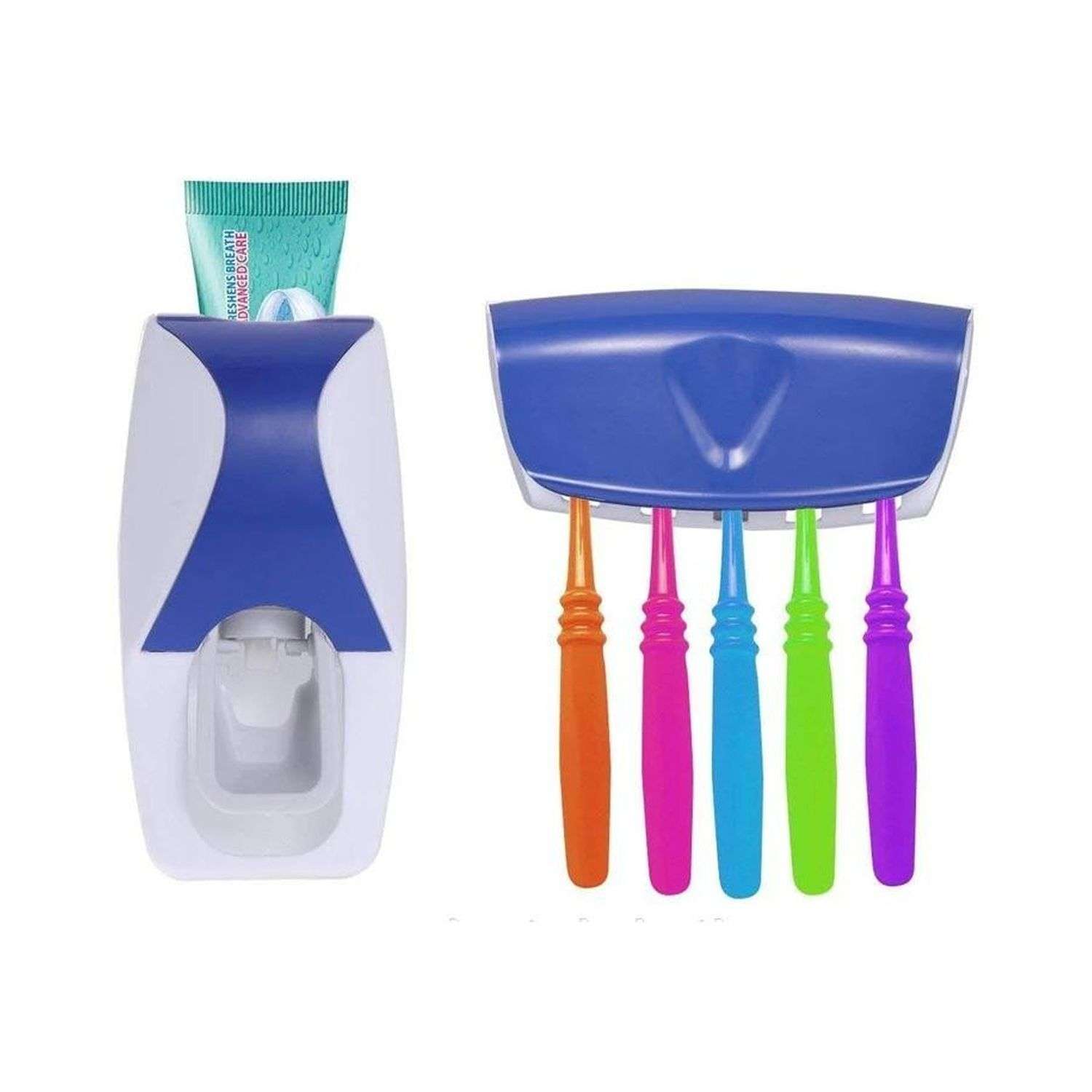 Набор Seichi Автоматический дозатор зубной пасты и держатель для щёток - фото 2