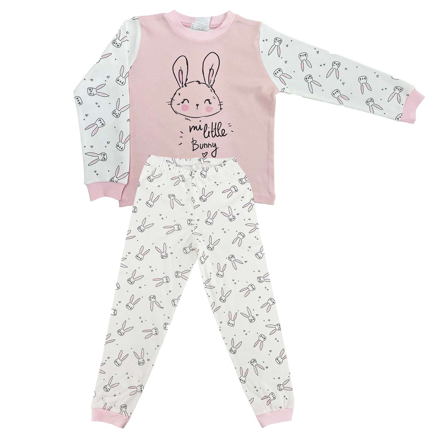 Пижама Linas baby 1293-11-Белый-розовый - фото 2