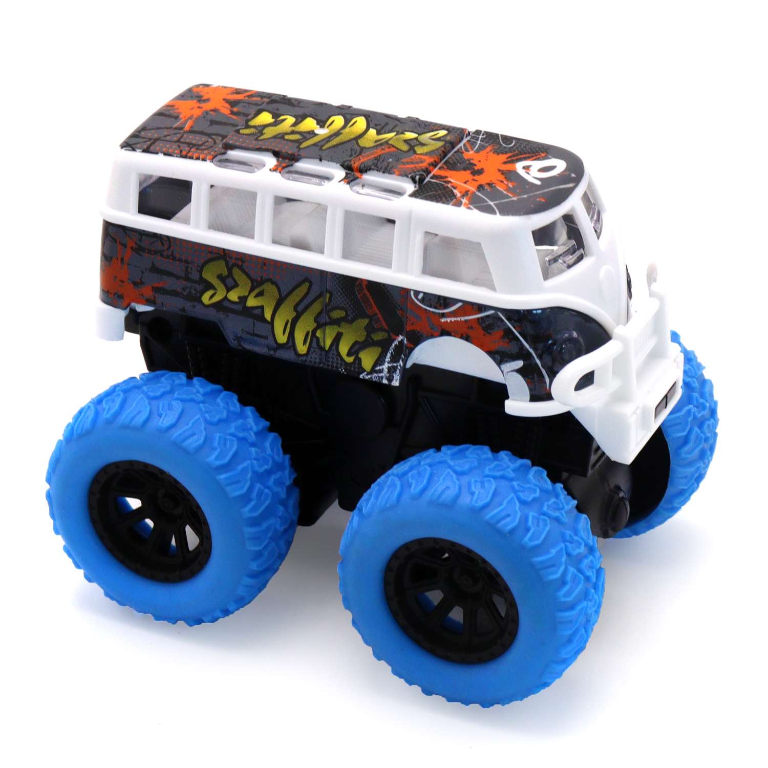 Автобус Funky Toys с голубыми колесами FT8484-2 FT8484-2 - фото 2