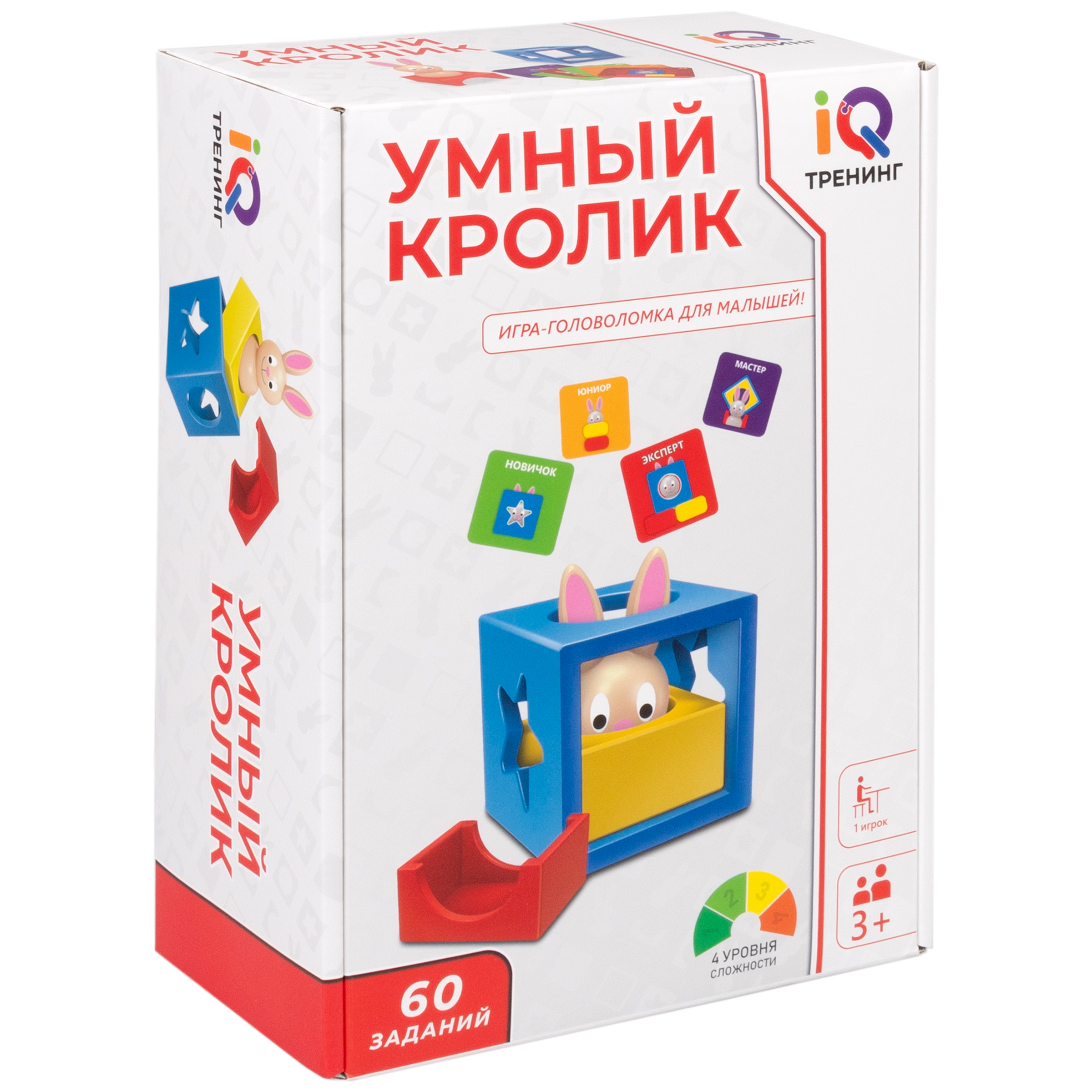 Настольная логическая игра 1TOY IQ Тренинг «Умный кролик» головоломка пазл - фото 20