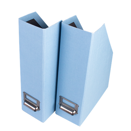 Накопитель вертикальный Cartonnage набор Классик голубой 2 шт