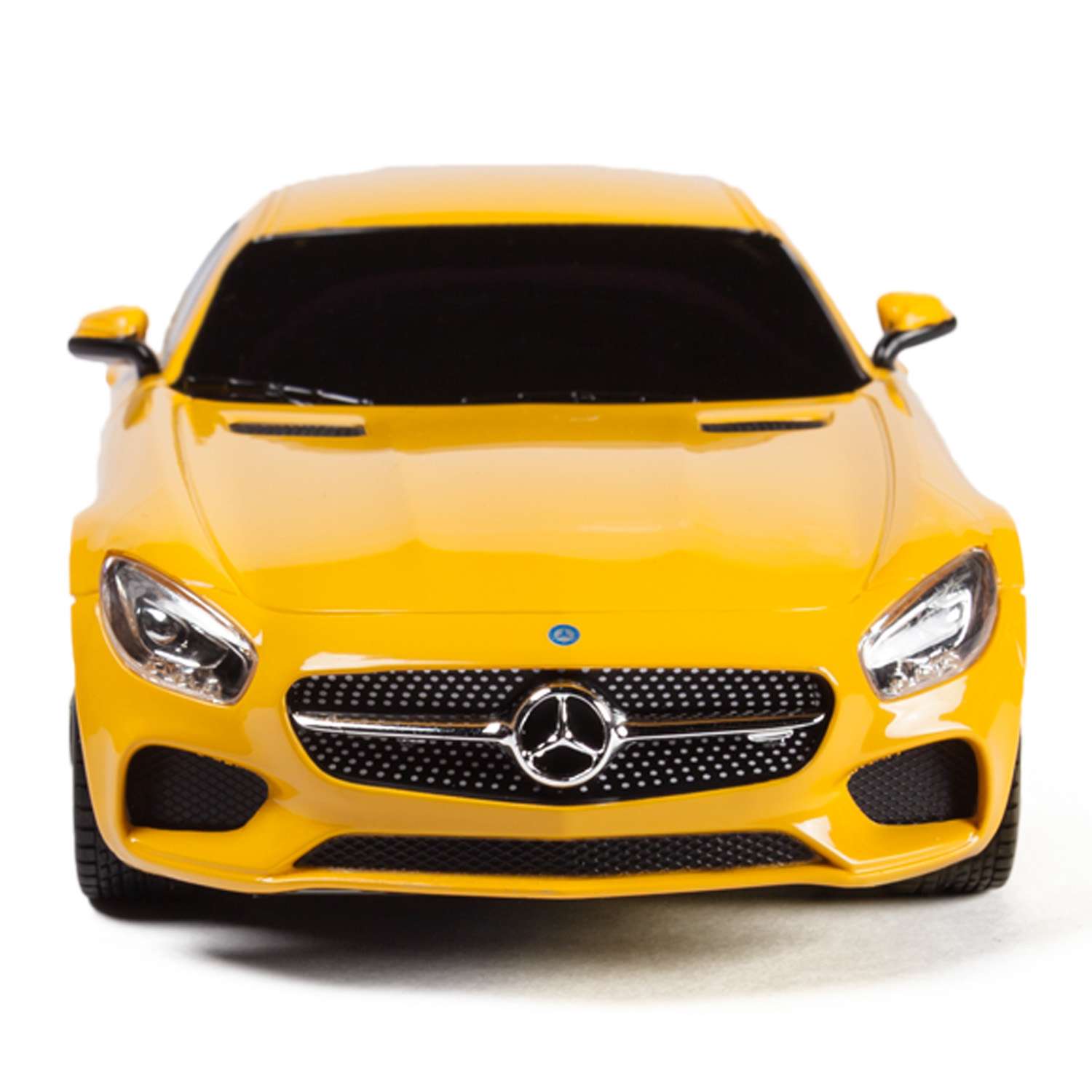 Машинка р/у Rastar Mercedes AMG GT 1:24 желтая - фото 8