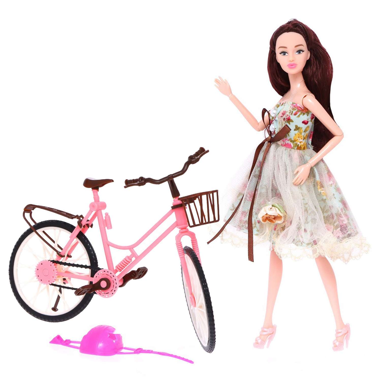 Кукла-модель Happy Valley Шарнирная «Нежные мечты» с велосипедом 7368453 - фото 1